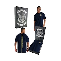 Fenerium Fenerbahçe Erkek Tribün Oversize Fıt Karyoka Dikişli T-shirt Lazer Ahşap Kutulu Lacivert