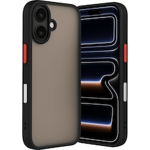 Ilkeshop Newface Apple iPhone Uyumlu 17 Kılıf Montreal Silikon Kapak - Siyah