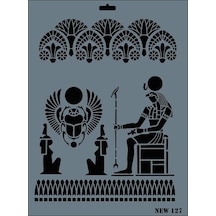 Rich New Seri N-127 Stencil 35X25 Cm