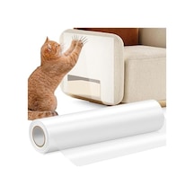 3 M X 30 Cm Kendinden Yapışkanlı Şeffaf Kedi Bandı İle Çizilmeye Karşı Koruma 6395751