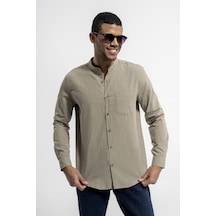 Loft Lf2014781 Erkek Uzun Kollu Gömlek Khaki