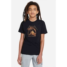 Tshirthane Death Magnetıc Metal Rock Baskılı Unisex Çocuk Siyah T-Shirt