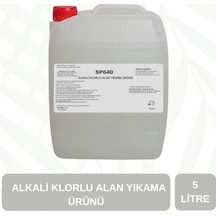 Supta Alkali Klorlu Köpüklü Alan Yıkama Maddesi Profesyonel 5 L