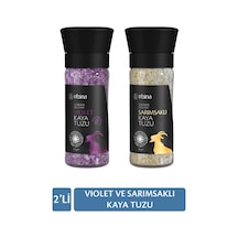 Violet Sarımsaklı Kaya Tuzu 2'li Set