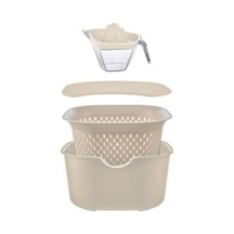 Moı Suzgeclı Set 5 Parca Krem
