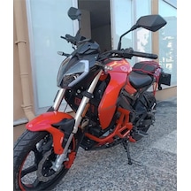 Benelli 125s Ön Koruma Demiri Kırmızı Motosiklet Ön Koruma