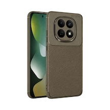 Xiaomi Redmi Note 15 4g Auto Focus Karbon Kapak - Kahverengi - Kahverengi