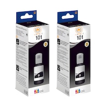 101 / 103  Uyumlu Siyah Mürekkep 2'li Set L3110 L3150 L3250 L4150 L4160 L6160 L6170 2x125ml
