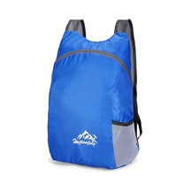Mavi Katlanabilir Sırt Çantası Açık Seyahat Su Geçirmez Spor Kamp Yürüyüş Sırt Çantaları