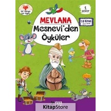 1.Sınıf Mevlana Mesnevi'den Öyküler Seti - 10 Kitap Takım- Yuva