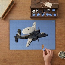 Havadan Erken Uyarı Ve Kontrol Uçağı Tasarımı 240 Parça Ahşap Puzzle Ahşap Kutuda Mpy10445
