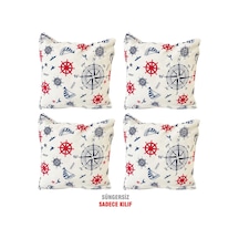 Kırlent Yastık Kılıfı Vip Yastık Kılıfı 4 Adet-43X43 Cm(Marin) (524873513)