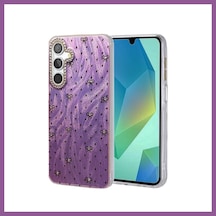 Bezos Samsung Galaxy S25 Uyumlu Kılıf Blade Aynalı Desenli Kapak - Desen 2 Rengaren
