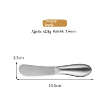 Aurora Tamamen Çelik Eyağıbıçağı Ayılmışbıçak Peynir Bıçağı Metal