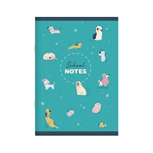 4 Adet Keskin A4 60 Yp Kar.tel Dikişli Karton Kapak Pets Defter