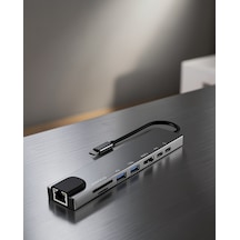 Usb Type-c Hub 8 Portlu Uczzzz Apple MacBook Uyumlu çeviriciiiiiii3