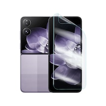 Xiaomi Mi Mix Flip Uyumlu Ön+arka Body Şeffaf Ultra Koruyucu Nano Jelatin