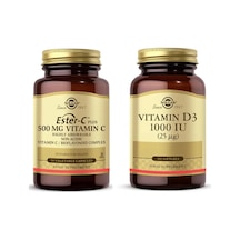 Solgar Ester-C Plus 500 Mg 50 Kapsül Solgar Vitamin D3 1000 Iu 10