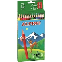 Alpino Kuru Boya Tam Boy 12 Li Al010654 Çok Renkli