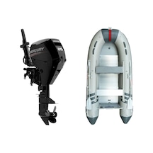 Marinport 4.30 Alüminyum Taban Şişme Bot + Mercury 20 Hp Deniz Motoru