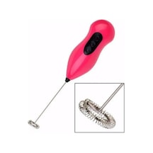 Pilli Mini Mikser Kahve Süt Köpürtücü Süt Kahve Karıştırıcı Metal Diğer
