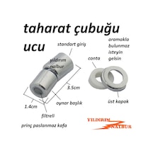Taharat Çubuğu Ucu Prinç Taharet Borusu Ucu Metal