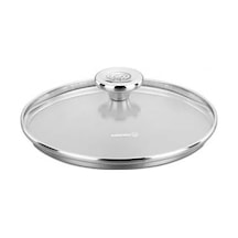 3 Adet Korkmaz Aroma Cam Kapak 16 Cm A631 Çok Renkli
