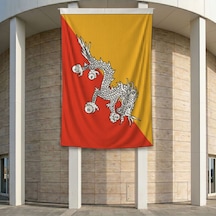 Bhutan Bayrağı 140gr Premium Raşel Kumaş 200x300 Cm Diğer