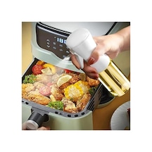 Sprey Yağdanlık Cam Şişe Yağ Püskürtücü 200 Ml - Airfryer, Kızartma, Izgara Ve Salata İçin Büyük Boy Yağl Diğer