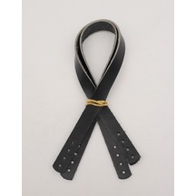 Angel Çanta Aksesuar Gerçek Deri 35x1.2 Cm Siyah Renk Çanta Sapı