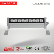 Ledesis Yeşil Wallwasher Duvar Boyama 30 Cm 9w