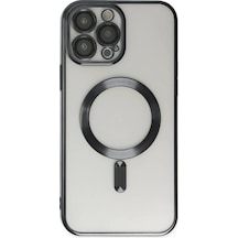 Newface - 228 - İphone 14 Pro Kılıf Kross Magneticsafe Kapak - Kmrsfres - - Siyah