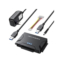Usb 3.0 To Ide-sata 2,5"- 3,5" Harici Harddisk Dönüştürücü Adaptör Destekli Set