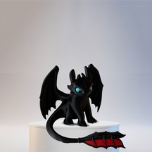 Ejderhanı Nasıl Eğitirsin Gecenin Öfkesi Siyah Ejderha Toothless 11 Cm