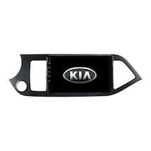 Kia Picanto - Araç Multimedya Ekran - 4gb 64gb - S - Black - 2011 - 2016 - 9 Inch - Myway - Red