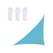 Wondernest Üçgen Açık Bahçe Güneşlik Yelken, Su Geçirmez Anti-uv Gölgelik Mavi 3m X 4m X 5m Mavi