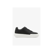 Calvin Klein Chunky Cupsole Laceup Lth Aop Kadın Siyah Günlük Spor Ayakkabı-12257 Siyah