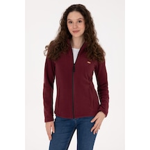 U.s. Polo Assn. Kadın Plum Hırka Örme 50316729-vr177 New Plum