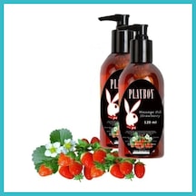 Bezos Süper Strawberry Massage Oil 2 Adet Çilek Aromalı Vücut Masaj Yağı Dfnbez