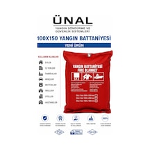 100x150 Cm Yangın Battaniyesi Acil Müdahale Söndürme Battaniyesi Araç İçin Ev İçin
