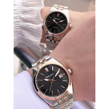 Ferrucci Çelik Kordon 3 Atm Suya Dayanıklı 2 Yıl Garantili Çiftlere Özel Kadın&erkek Kol Saati Cf.x1 Rose Gold - Gümüş