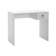 Hampton Çekmeceli Çalışma Masası-mat Beyaz 90x75x51 Cm Gxyxd