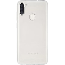 Samsung Galaxy Uyumlu A11  Kılıf 1mm Şeffaf Silikon Kılıf