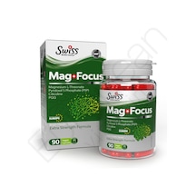 Swiss Bork Mag Focus 90 Kapsül Magnezyum L-treonato, Citicoline, Pqq, P5p Destekli Formül