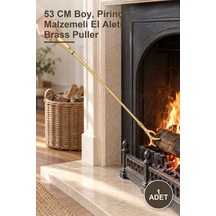 1 Adet Pirinç Kerata Çekecek 2037 53 Cm Boy, Pirinç Malzemeli El Aleti, Brass Puller