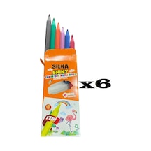 Shıny Yarım Boy 6'lı Kuru Boya 6 Paket Karma
