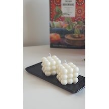 Bernami Vazo Pinterest Beyaz Vanilya Kokulu Bubble Mum 2'li Nişan & Düğün & Özel Günleriniz Için Hediyelik Diğer
