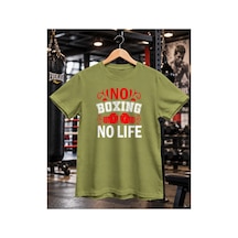 Segungear Noboxing Erkek Regular Fit Baskılı Spor Tişört Haki - 933501233 Haki