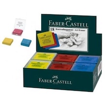 Faber Castell Hamur Silgi Kutulu Renkli 18'Li Paket N11.1974