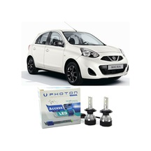Nissan Micra Led Xenon Uzun + Kısa Far Ampulü H4 Access Yeni Seri Beyaz 2010-2017